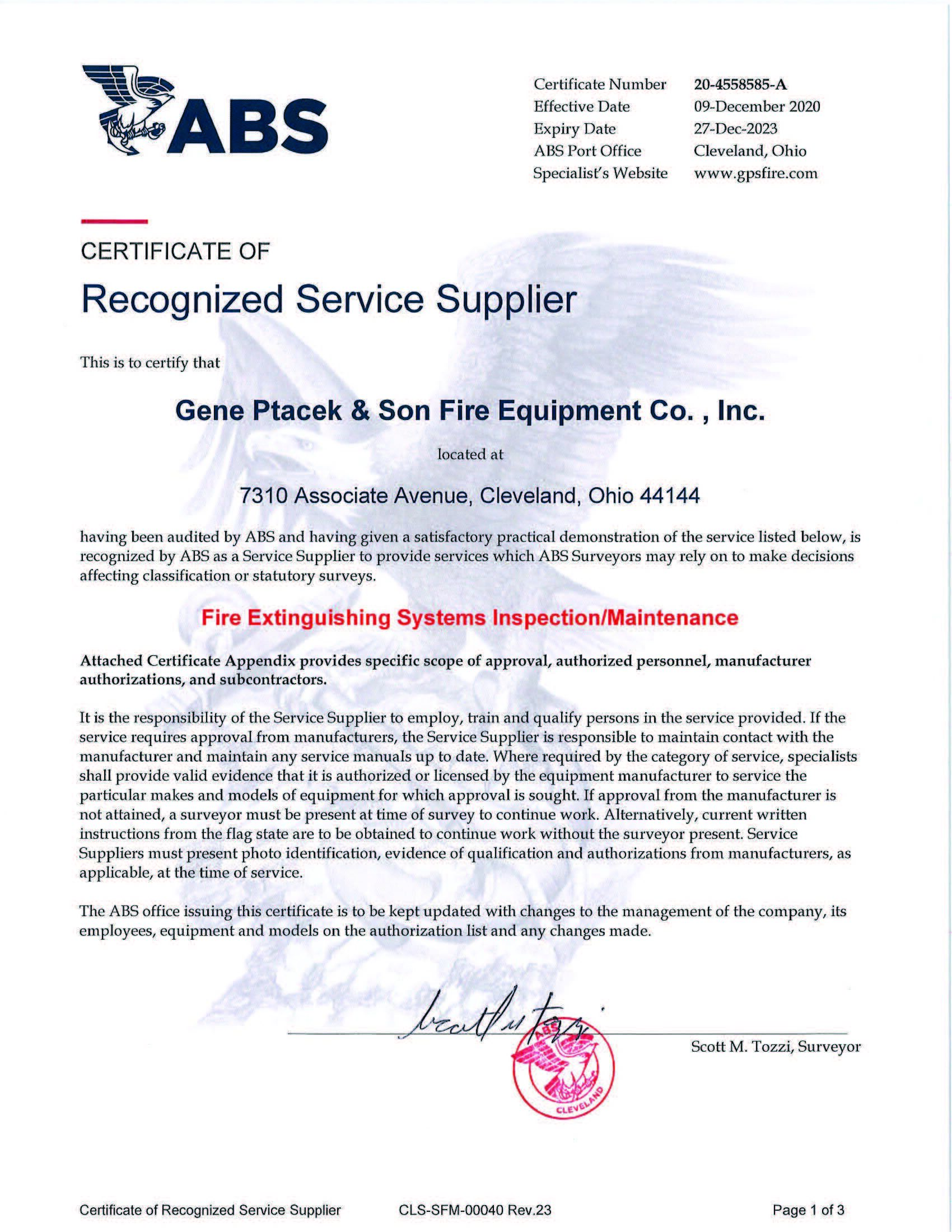 ohio fire sprinkler design certification